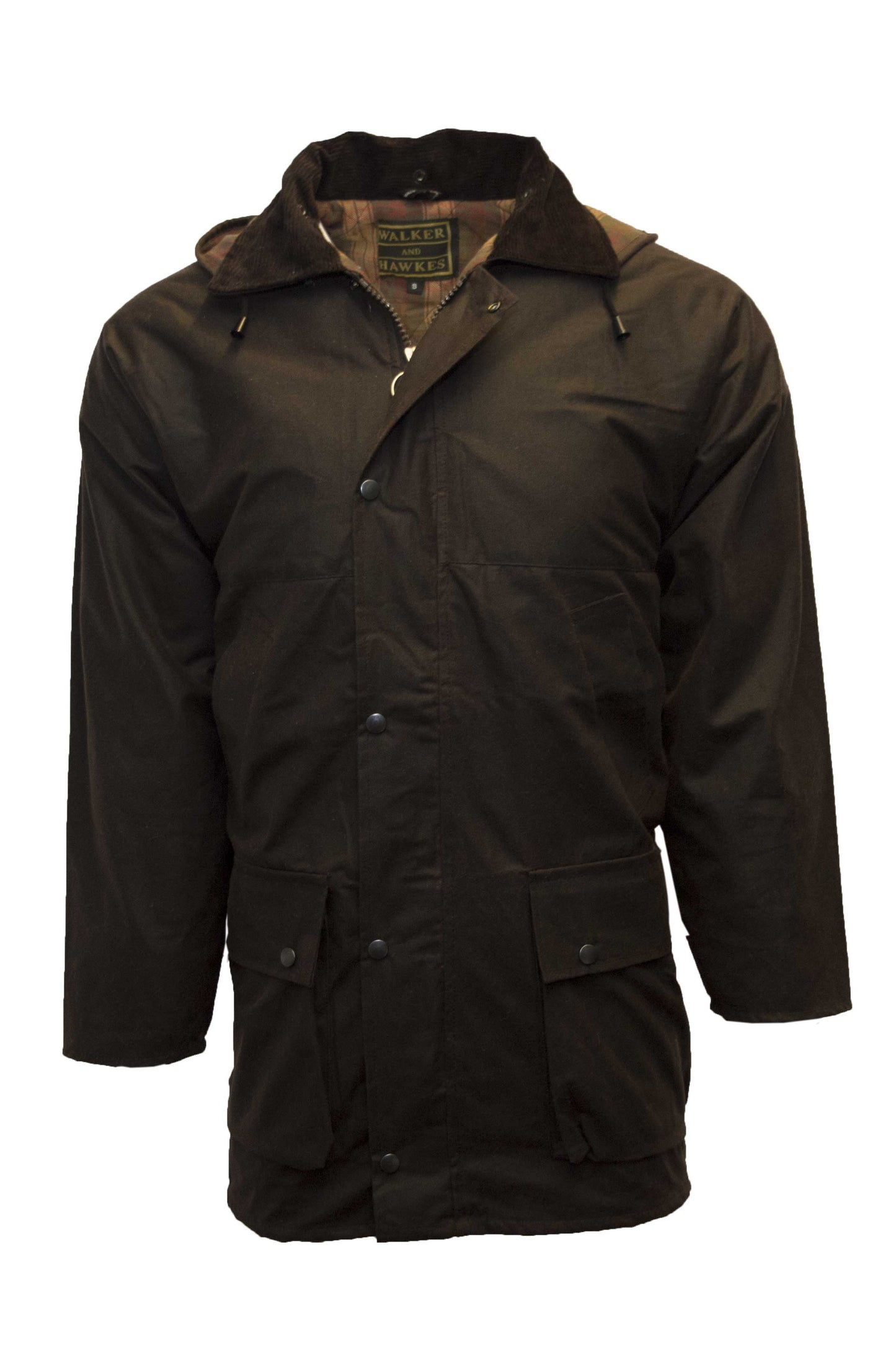 Walker & Hawkes Mens Brown Wax Benson Jacket