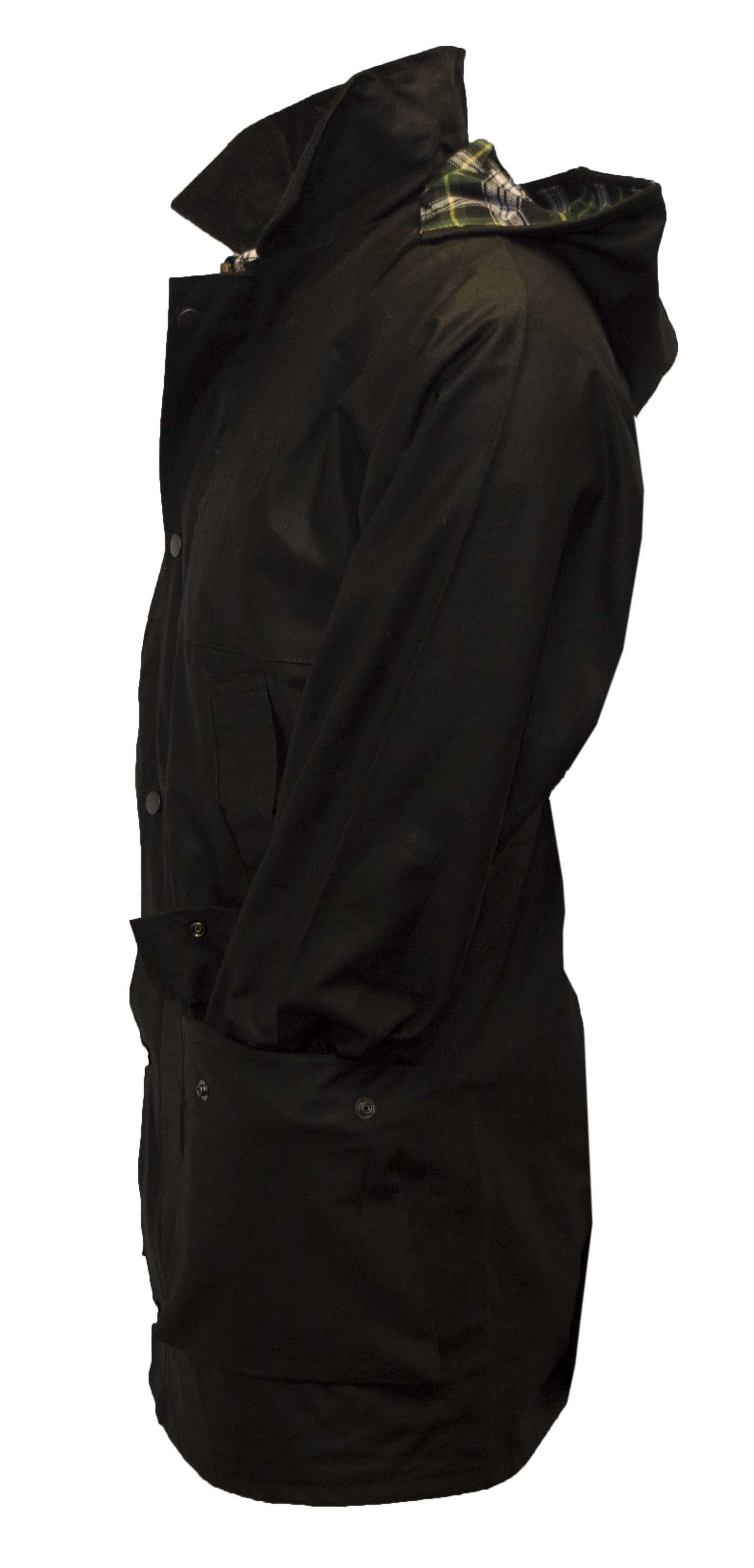 Walker & Hawkes Mens Black Wax Benson Jacket