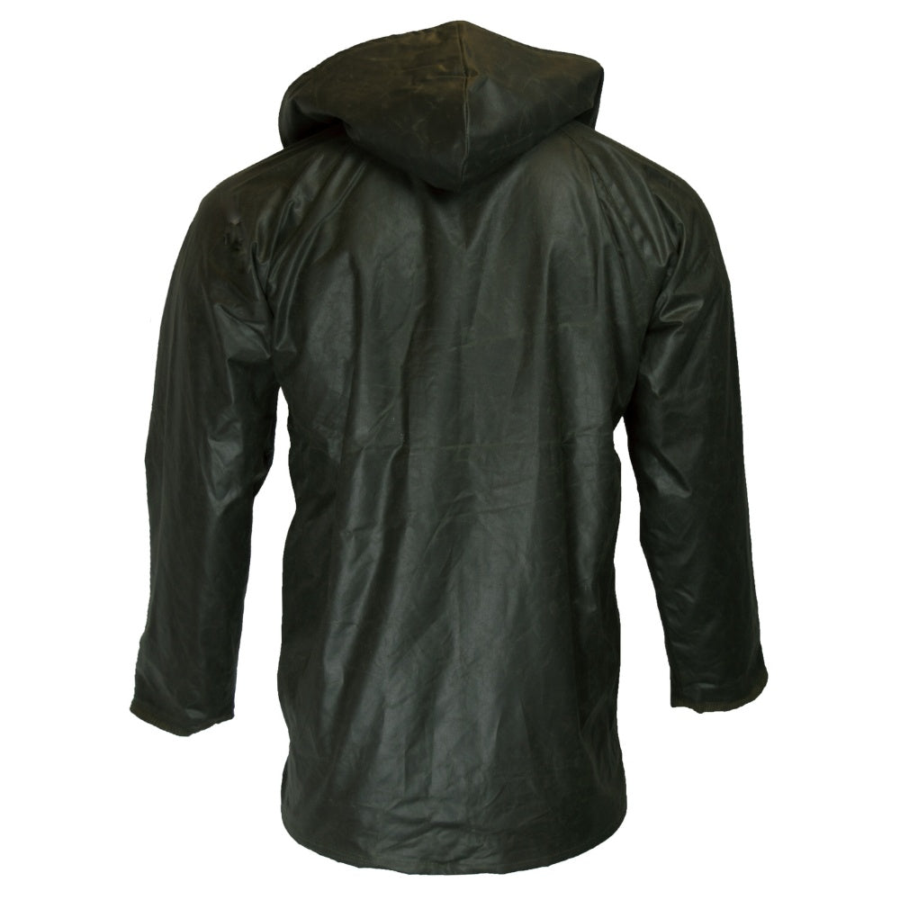 Walker & Hawkes Men's Olive Wax Poacher Jacket