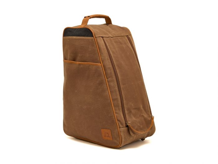 Chatham Waxed Canvas Wellington Boot Bag in Tan