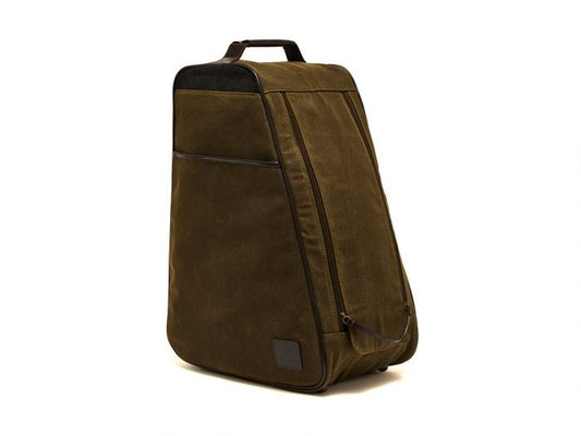 Chatham Waxed Canvas Wellington Boot Bag in Green