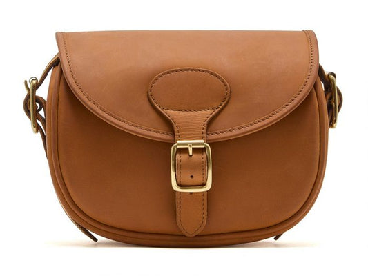 Chatham Antique Tan Oiled Leather Cartridge Bag