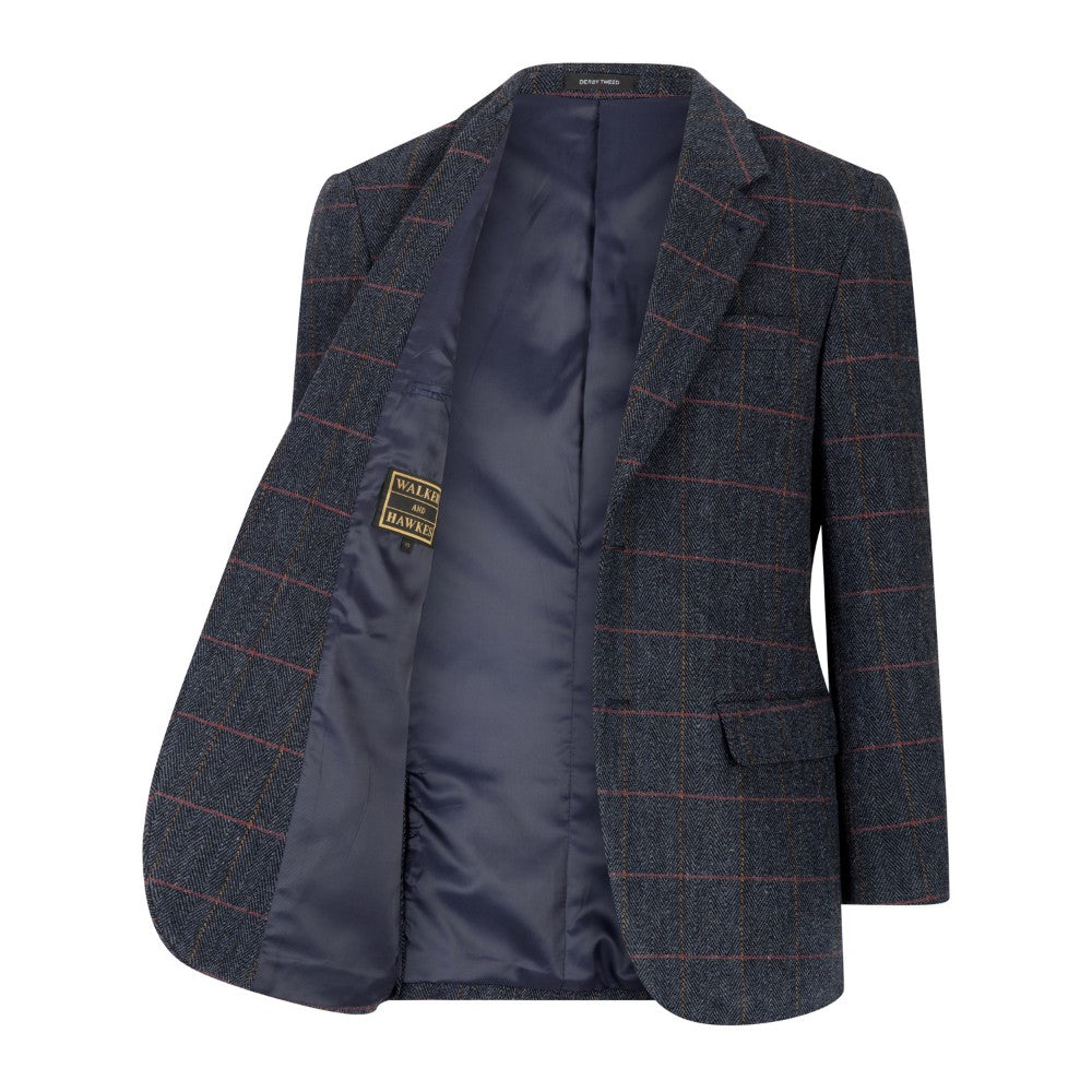 Walker & Hawkes Tweed Jacket in Blue