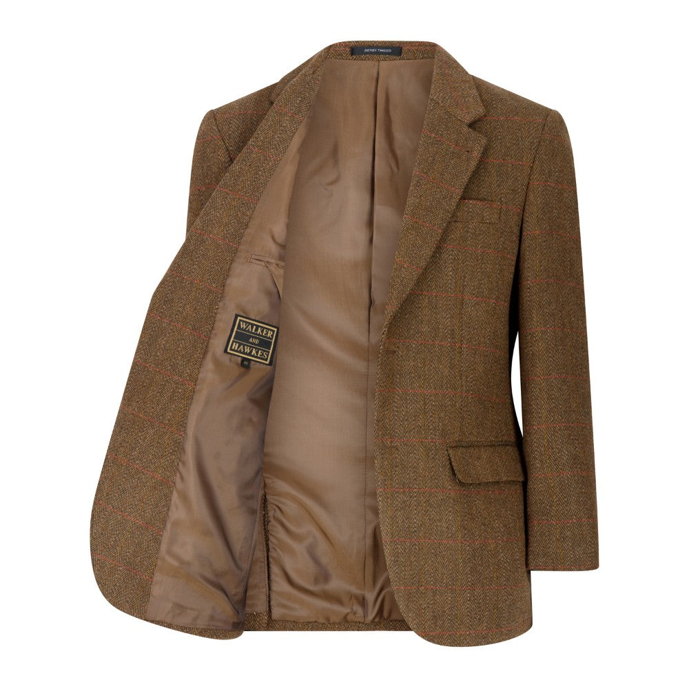 Walker & Hawkes Tweed Jacket in Brown