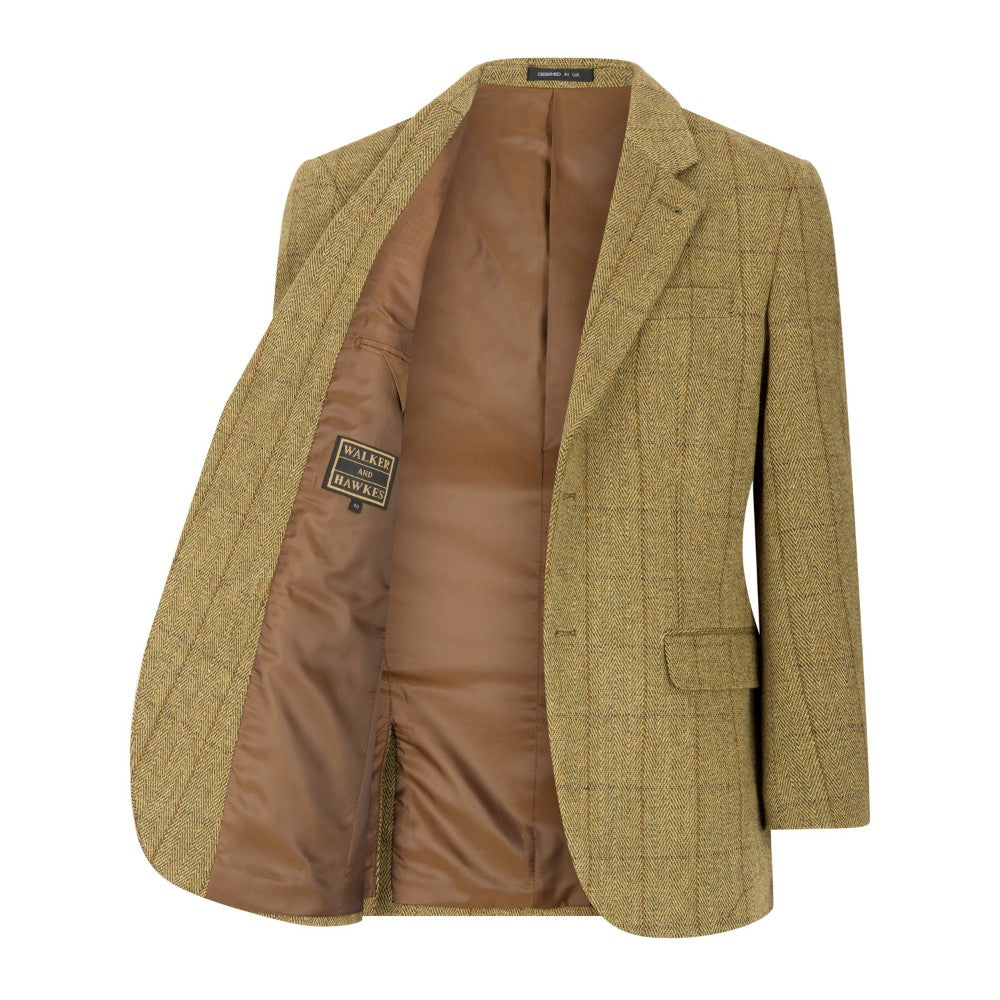Walker & Hawkes Windsor Tweed Jacket in Light Sage