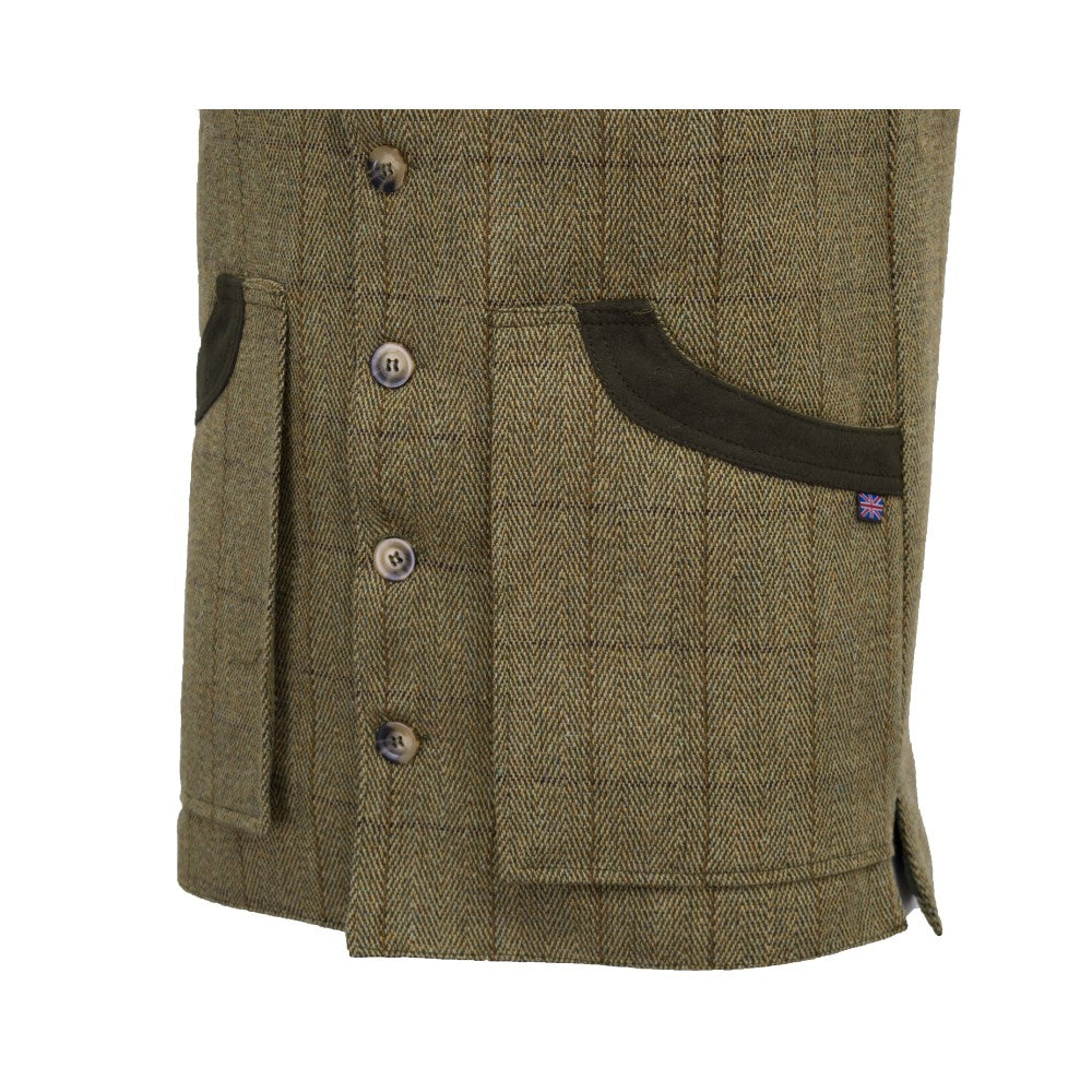Walker & Hawkes Berston Waistcoat in Light Sage