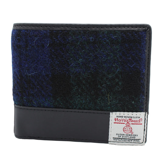 Harris Tweed Wallet in Blackwatch Tartan