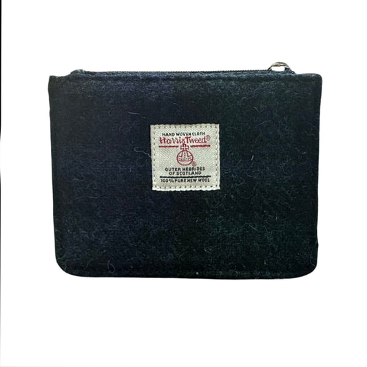 Harris Tweed Coin and Card Holder in Blackwatch Tartan