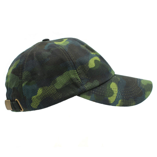 Tweed Outdoor Waterproof Green Camo Print Cap