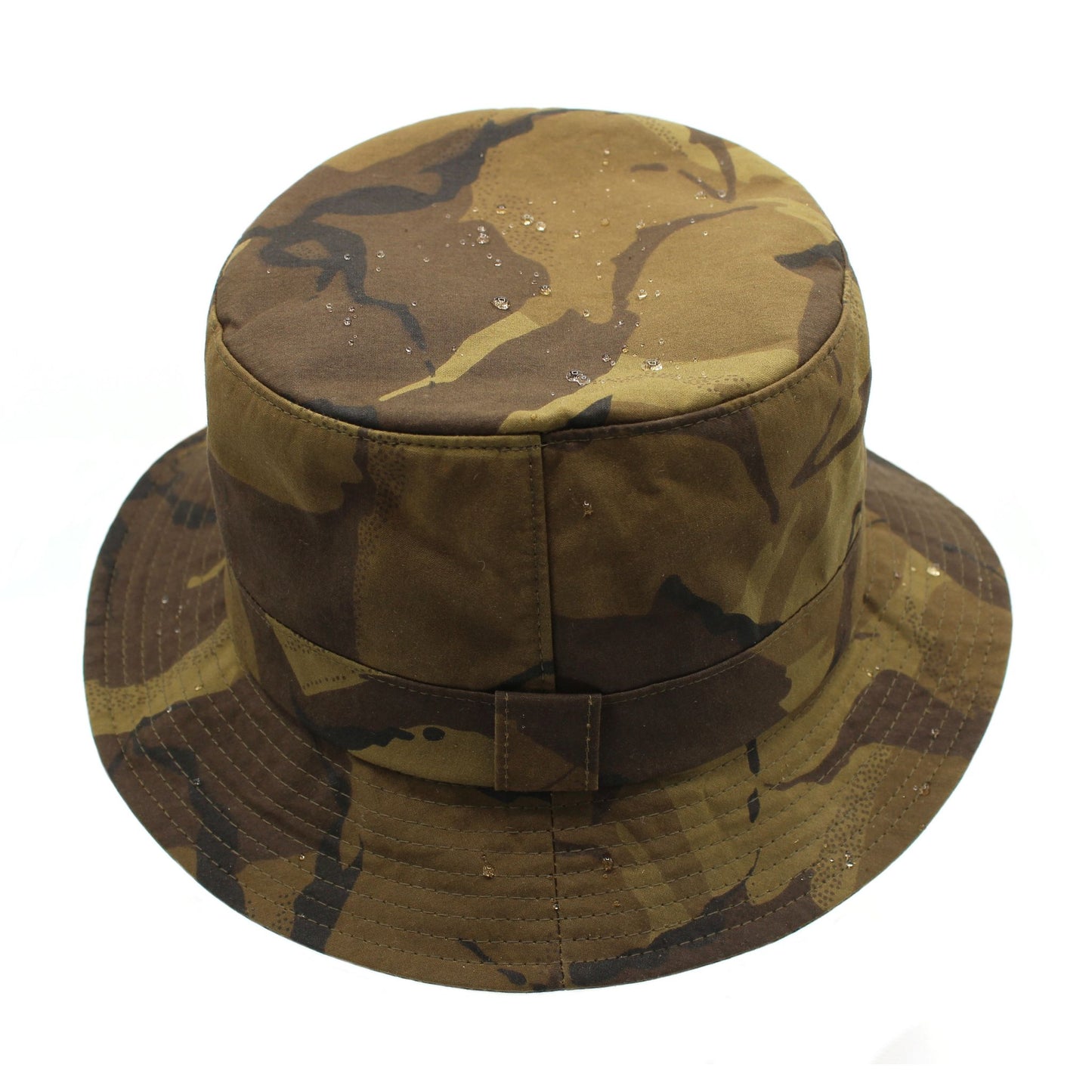 Tweed Outdoor Waterproof Brown Camo Bush Hat