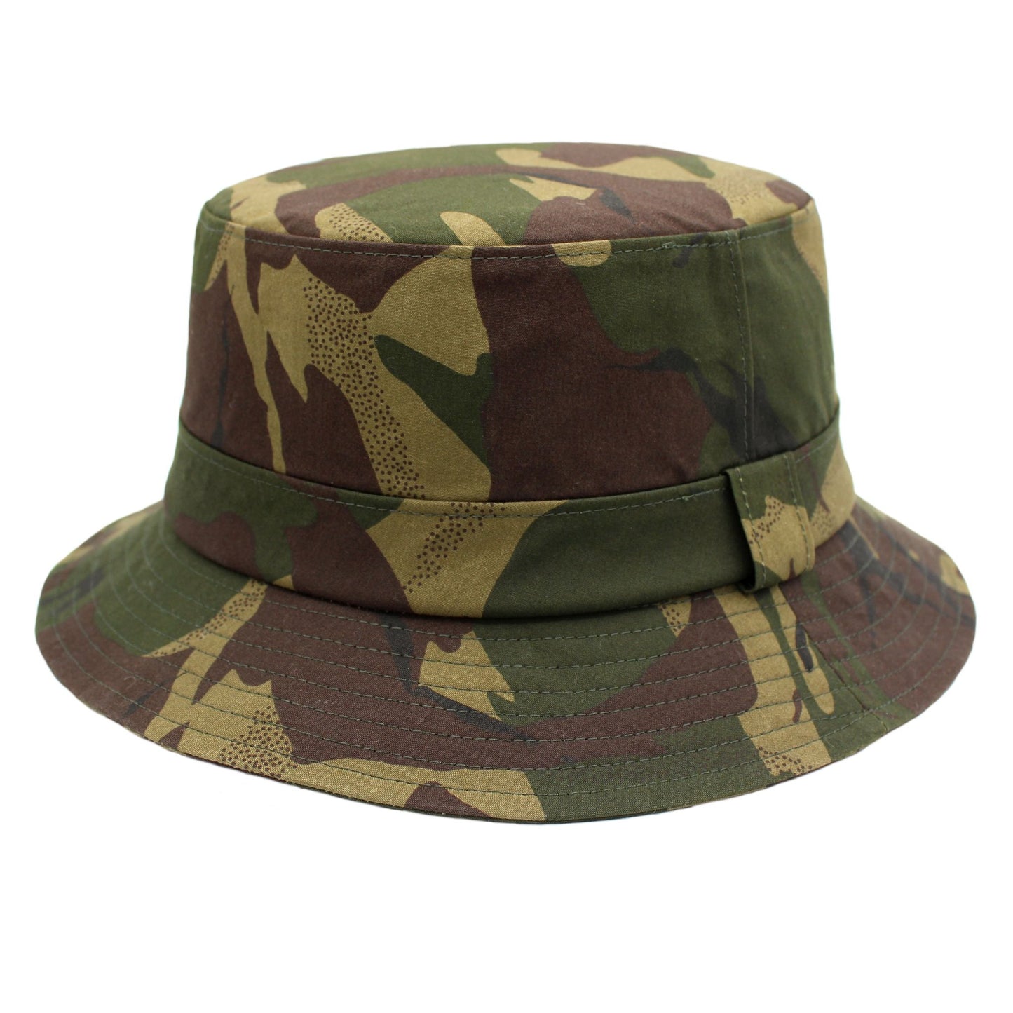 Tweed Outdoor Waterproof Green Camo Bush Hat