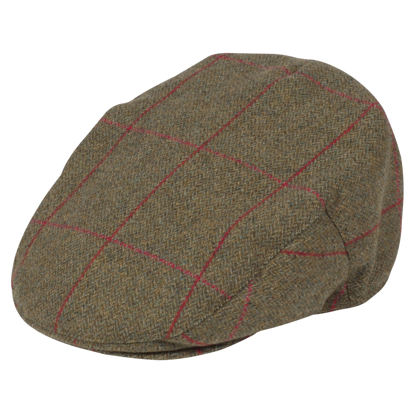 Alan Paine Combrook Tweed Flat Cap in Sage