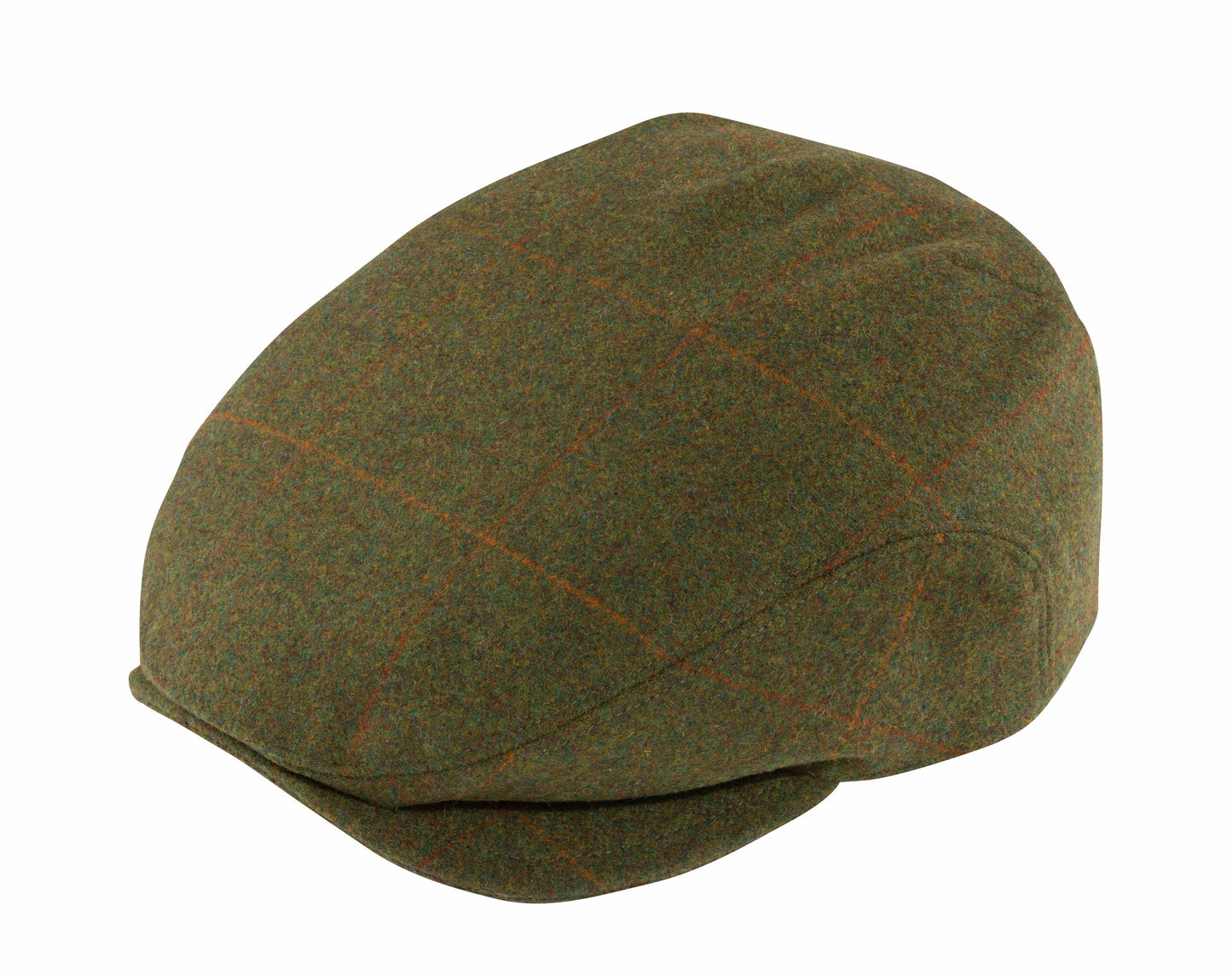 Alan Paine Combrook Tweed Flat Cap in Maple