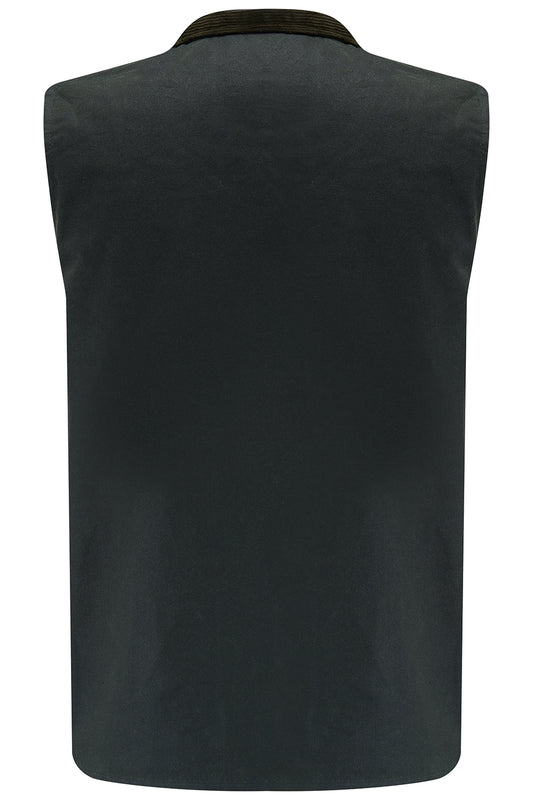 Tweed Outdoor Green Wax Gilet