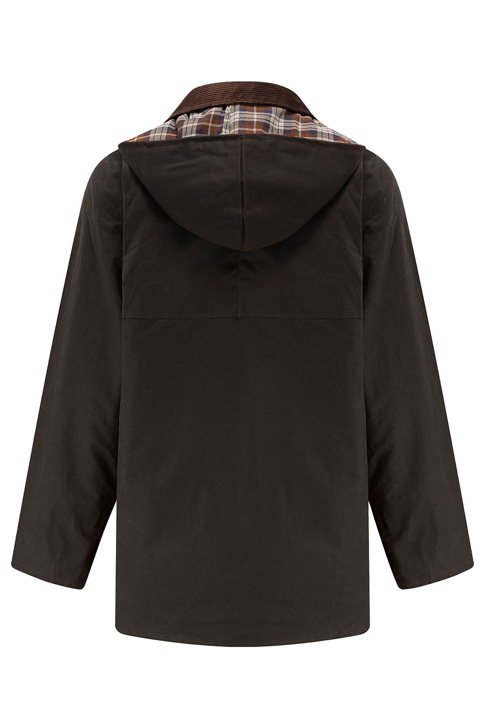 Tweed Outdoor Unisex Wax Jacket in Brown