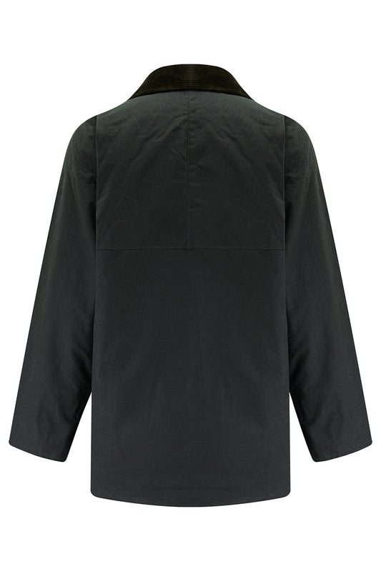 Tweed Outdoor Unisex Wax Jacket in Green