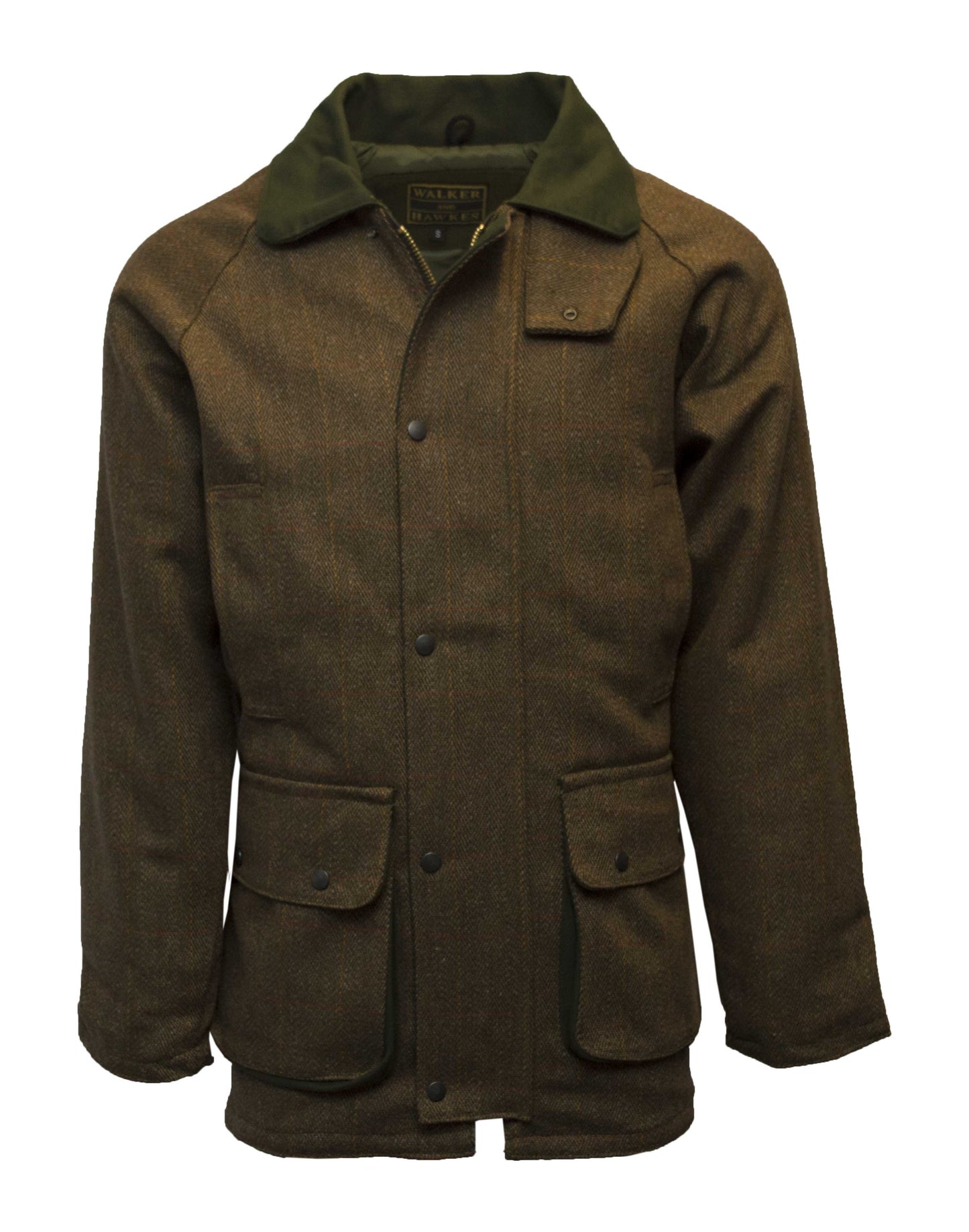 Walker & Hawkes Men's Derby Tweed Barlaston Jacket in Brown