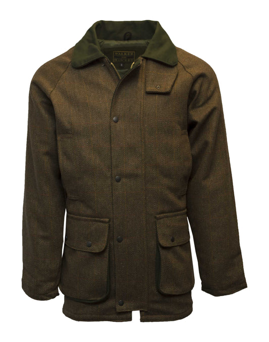 Walker & Hawkes Men's Derby Tweed Barlaston Jacket in Brown