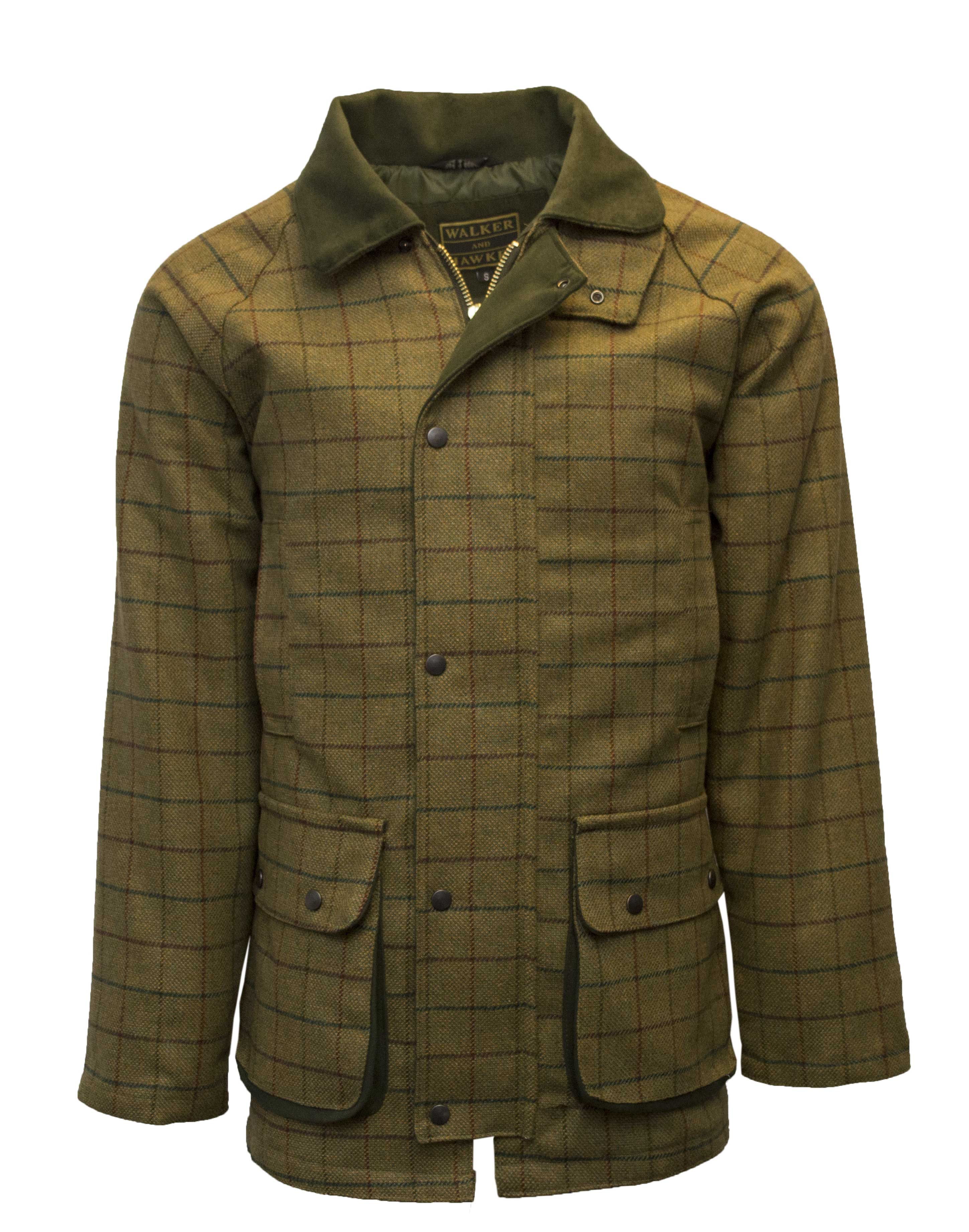 Walker Hawkes Men's Derby Tweed Barlaston Jacket in Beige