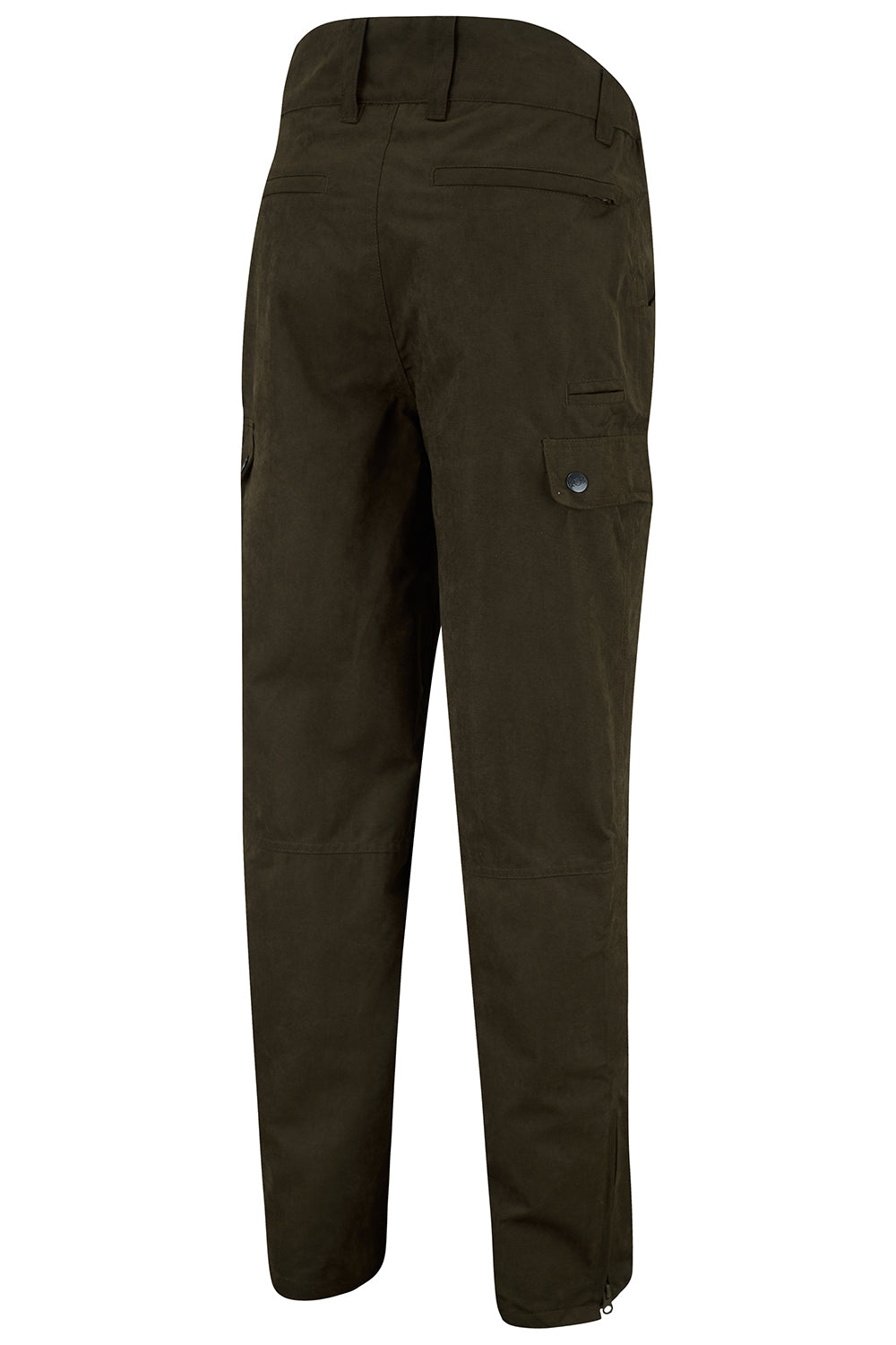 Tweed Outdoor Gamekeeper Waterproof Trousers in Olive