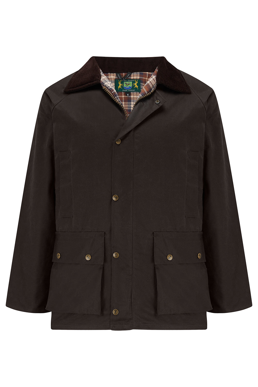 Tweed Outdoor 'Horseman' Unisex Wax Jacket in Brown