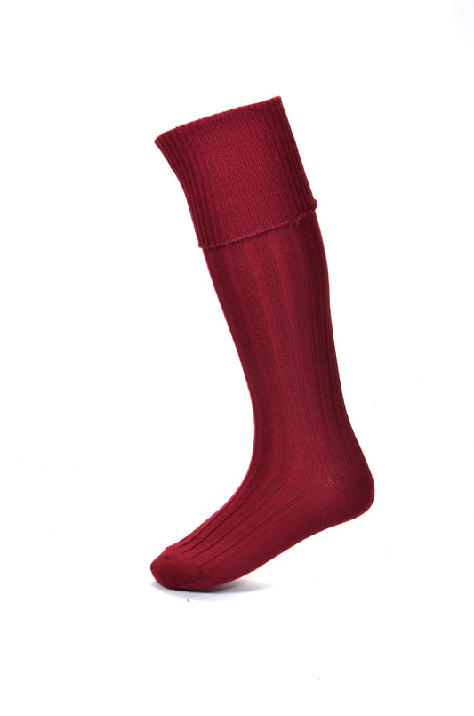 House of Cheviot Jura Chestnut Red Country Socks