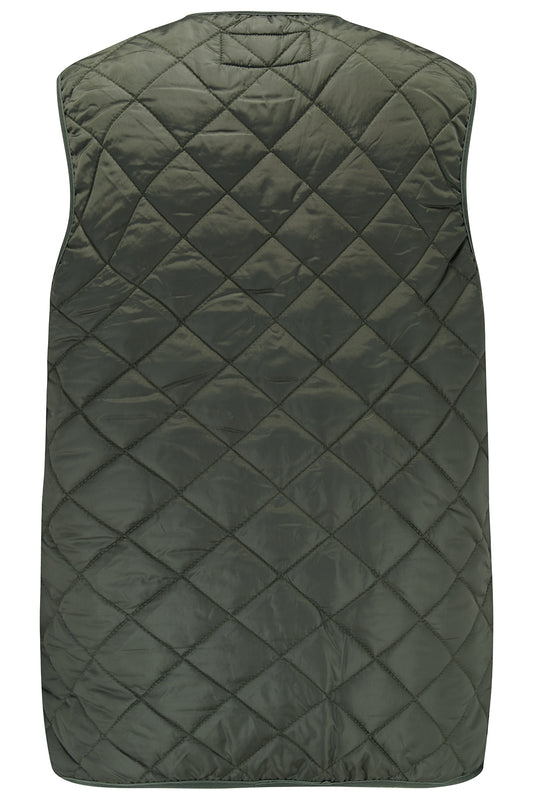 Tweed Outdoor Olive Quilted Gilet