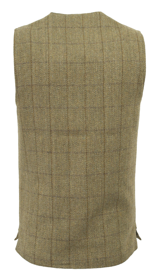 Walker & Hawkes Shooting Winston Waistcoat in Light Sage