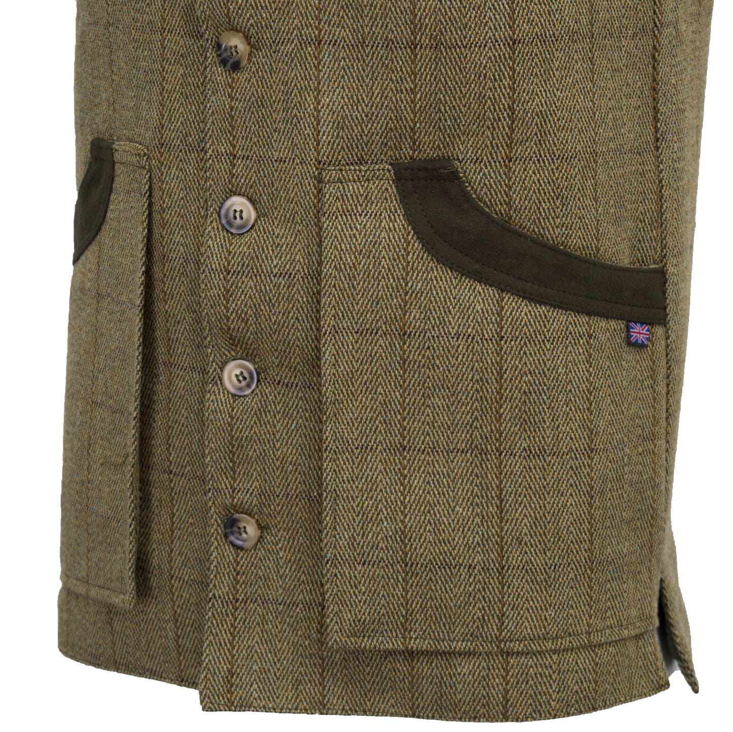 Walker & Hawkes Shooting Waistcoat Gilet in Light Sage