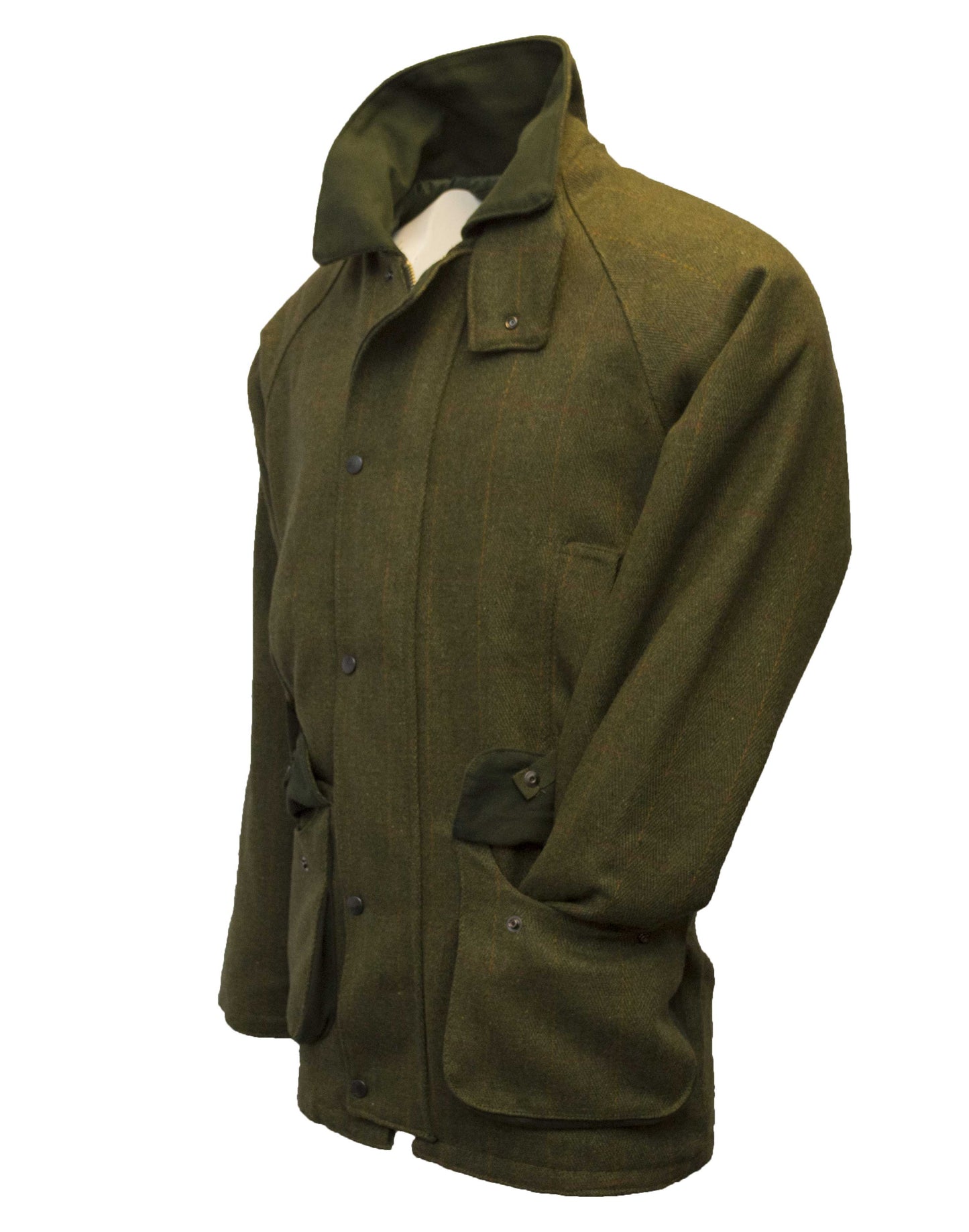 Walker & Hawkes Men's Derby Tweed Jacket Dark Sage