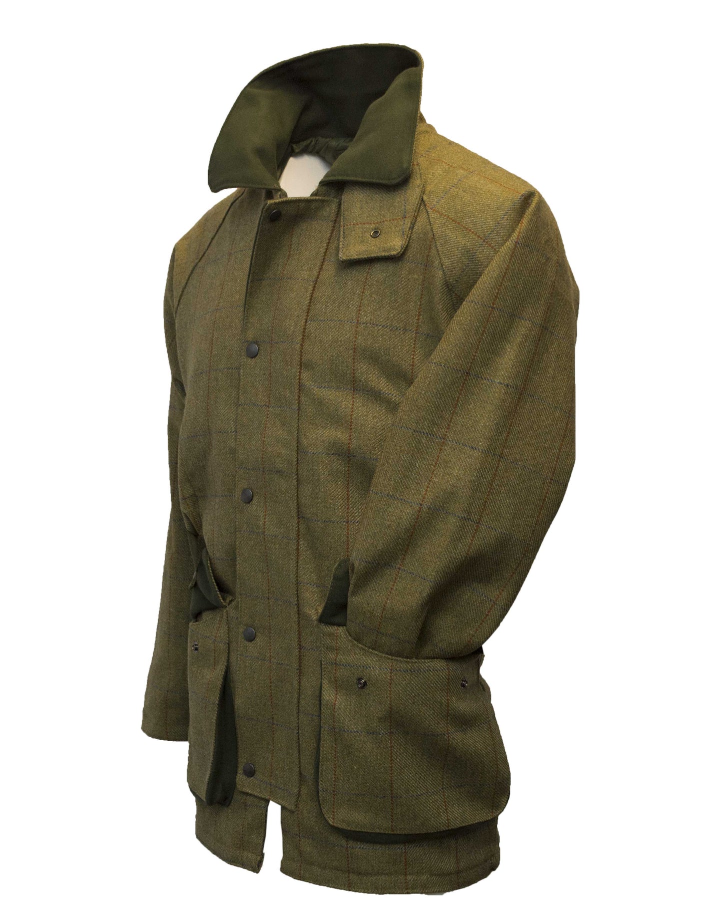 Walker & Hawkes Men's Derby Tweed Jacket Forest Green
