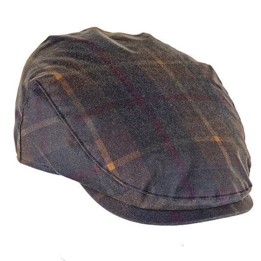 The 'Highland' Hunter Tartan Waxed Cap