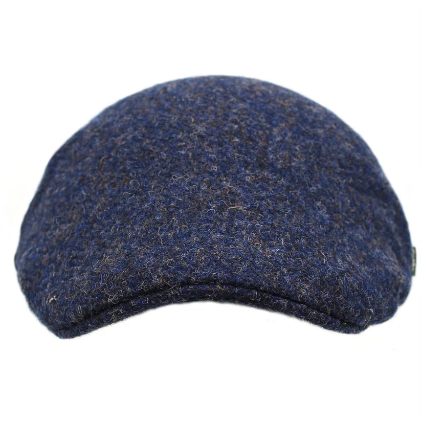 Harris Tweed Blue Ocean Twill Duckbill Cap