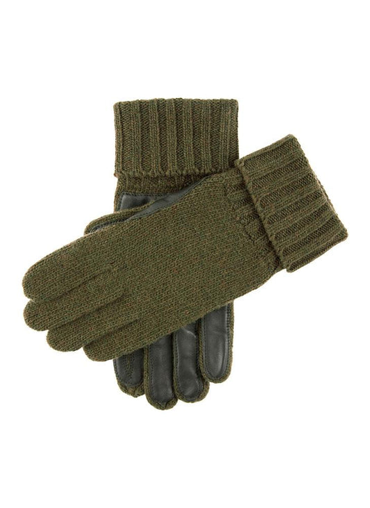 Dents Browning Men's Olive Knitted Shooting Gloves