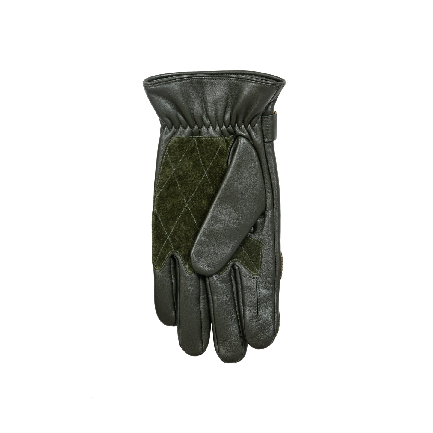 Dents Birkhall Men's Leather Olive Shooting Gloves