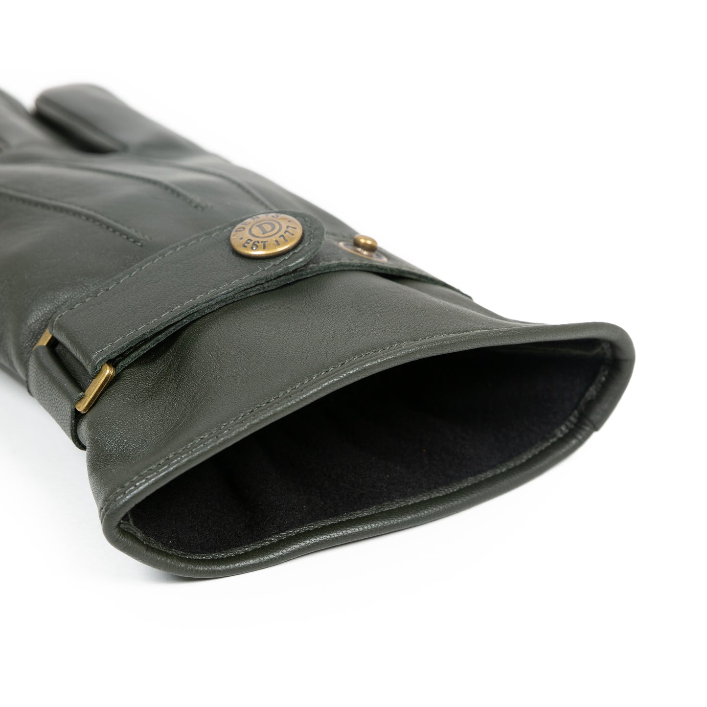 Dents Birkhall Men's Leather Olive Shooting Gloves