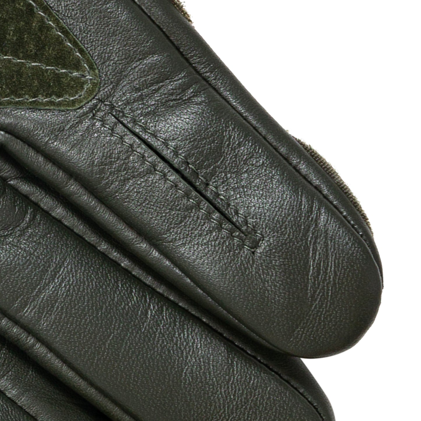 Dents Birkhall Men's Leather Olive Shooting Gloves