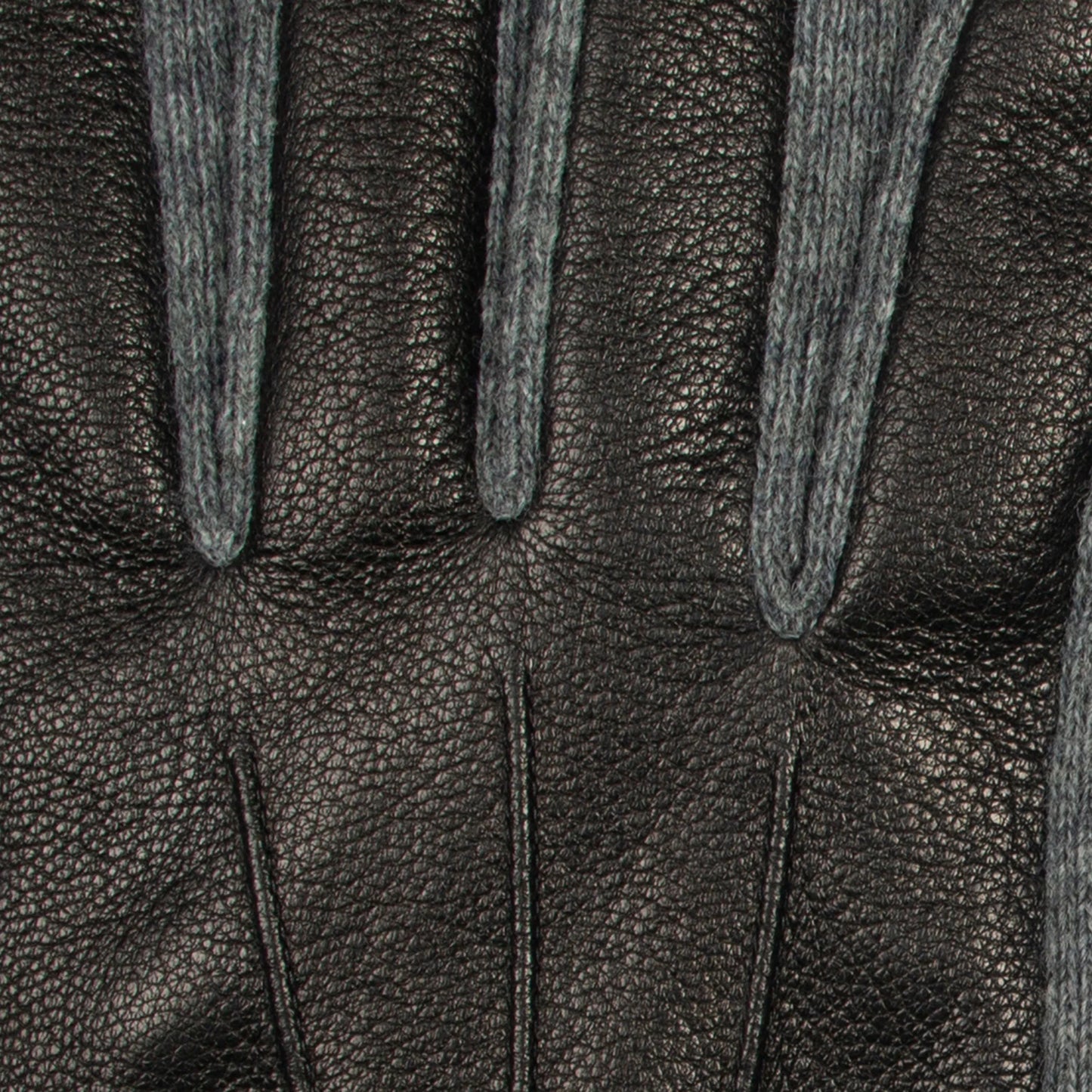 Dents Black Harrogate Men's Fleece Lined Leather Gloves