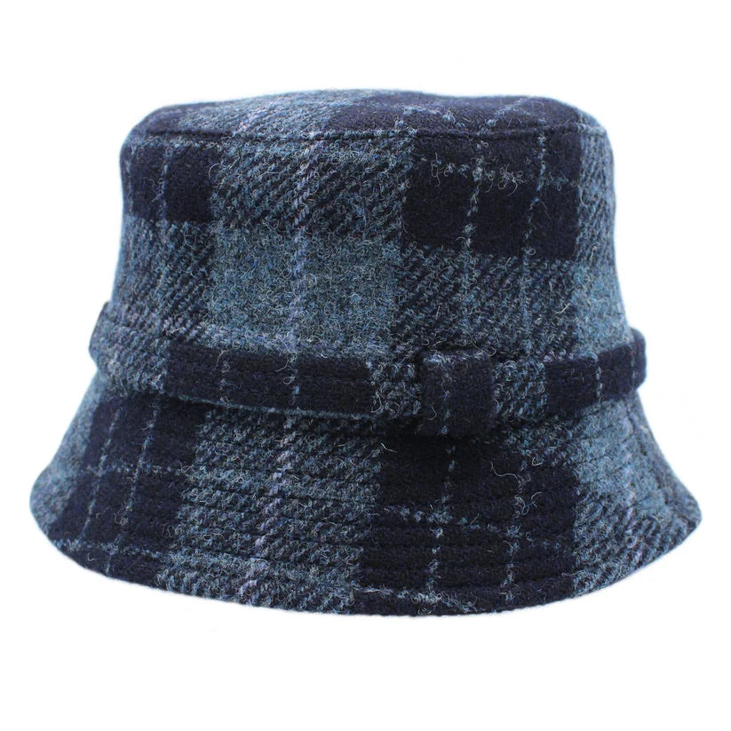 Harris Tweed Ladies Graphite Bucket Hat