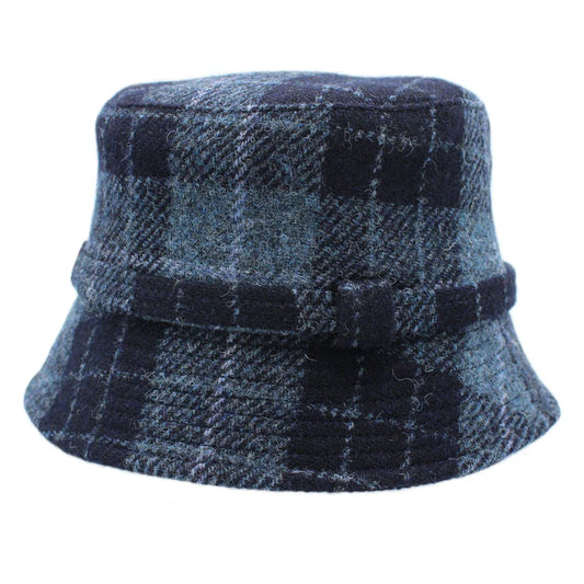 Harris Tweed Ladies Graphite Bucket Hat