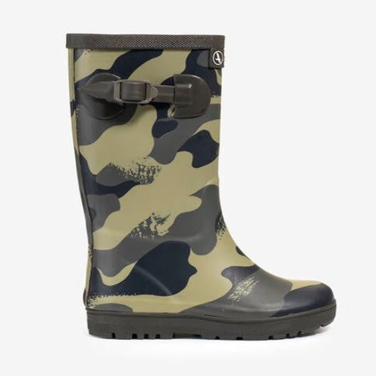 Aigle Woody Pop 2 Kids Camo Wellington Boots