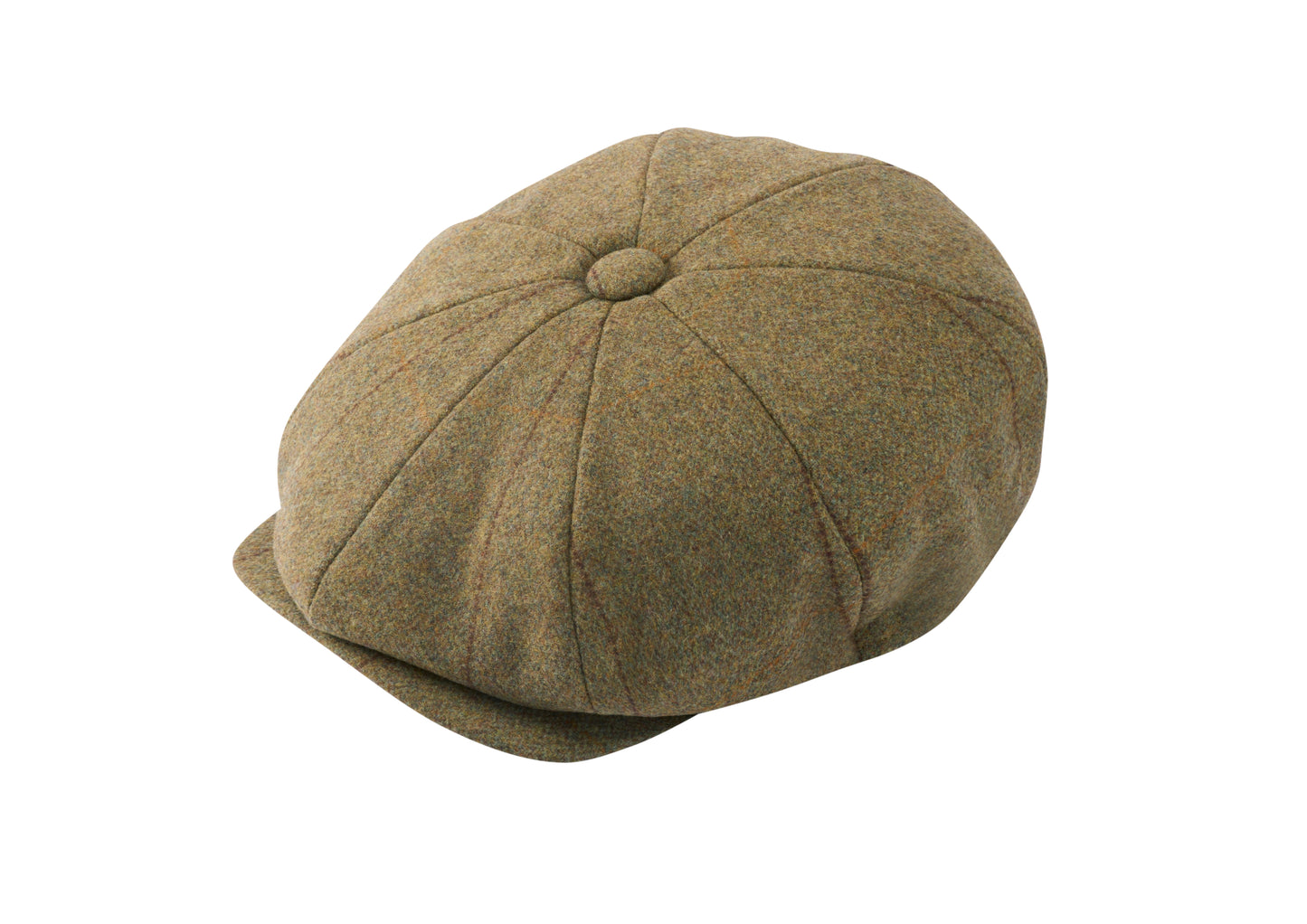 Alan Paine Combrook Ladies Tweed Baker Boy Cap in Grove