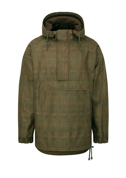 Alan Paine Didsmere Lightweight Waterproof Smock in Oak Tweed