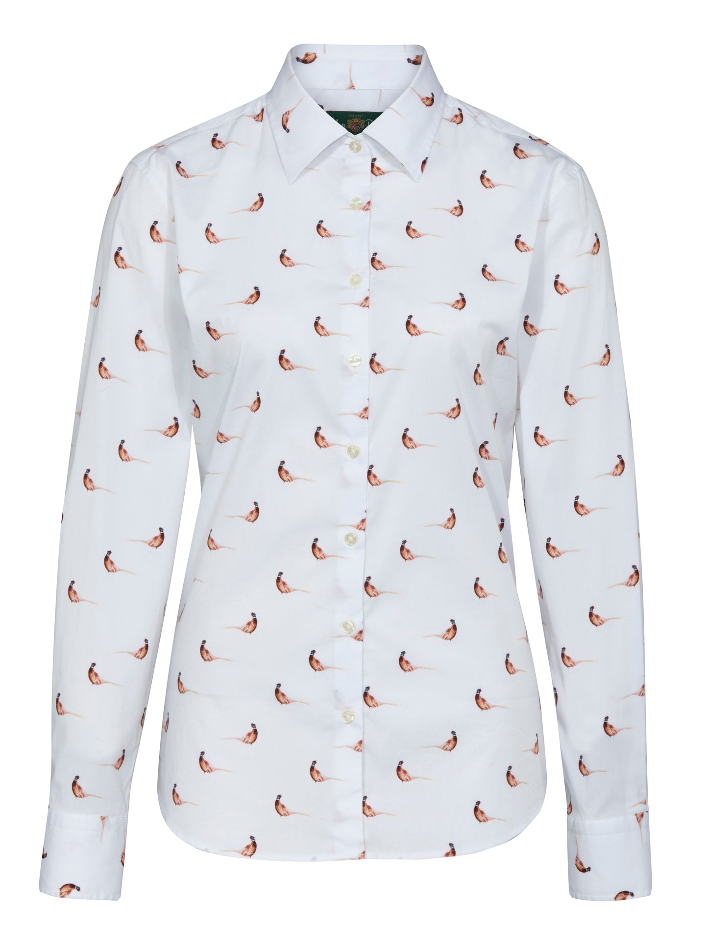 Alan Paine Ladies Lawen Pheasant Print Shirt