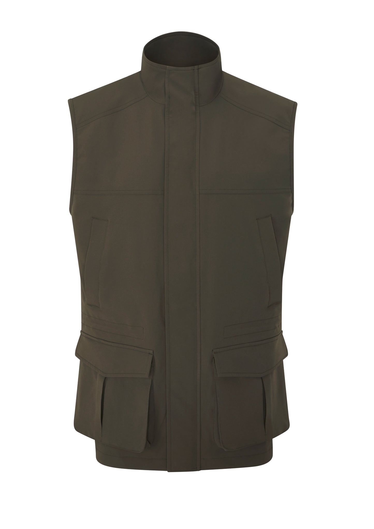 Alan Paine Lockwood Waistcoat in Olive