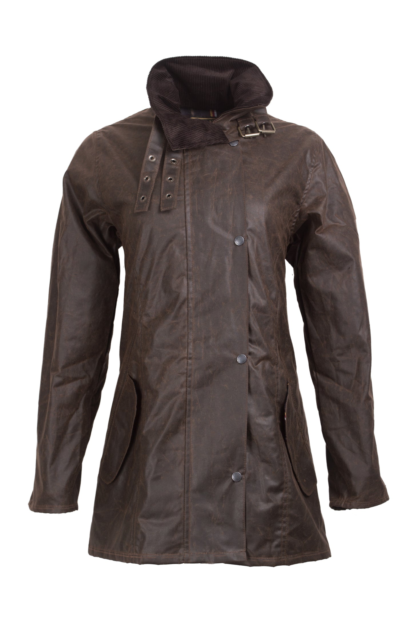 Walker & Hawkes Ladies Brown Sofia Wax Jacket