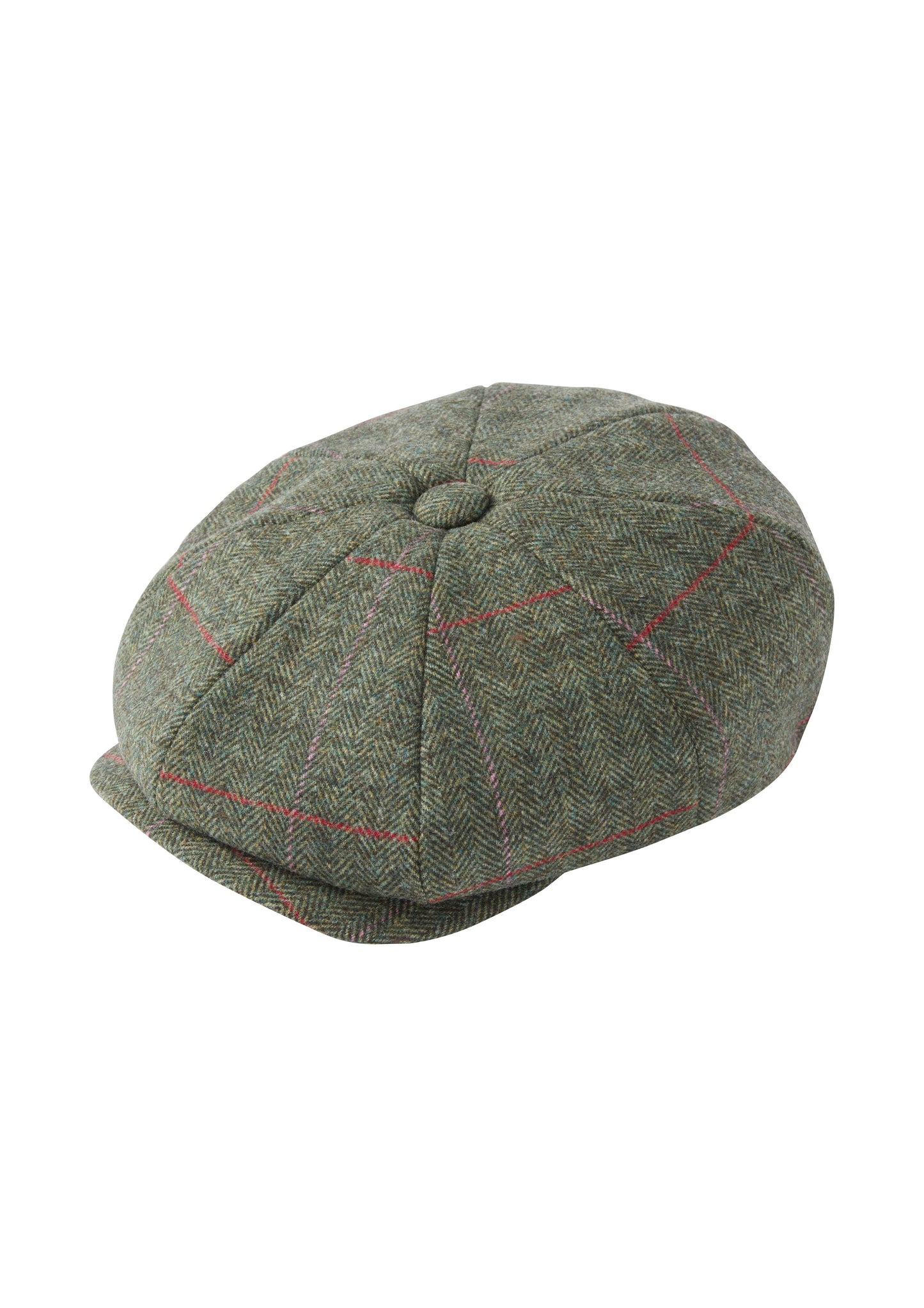 Alan Paine Combrook Ladies Tweed Flat Cap in Heath