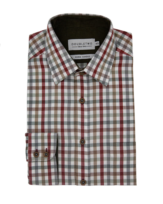 Woodland Tattersall Check 100% Cotton Shirt