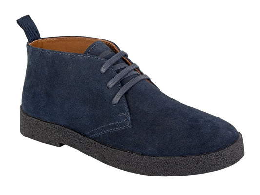 Tweed Outdoor Navy Desert Boots