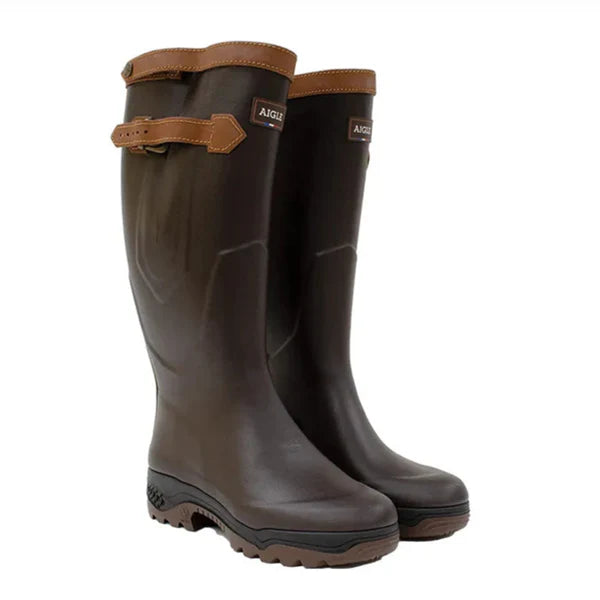 Aigle Parcours 2 Signature Brown Wellington Boots